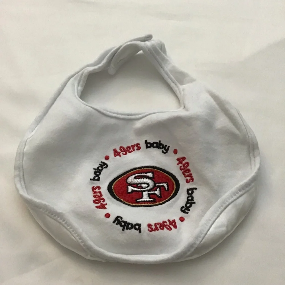 (Like New) 49ers Baby Bib